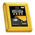 Yellow Poly Tarp 16' x 20' - Case of 3