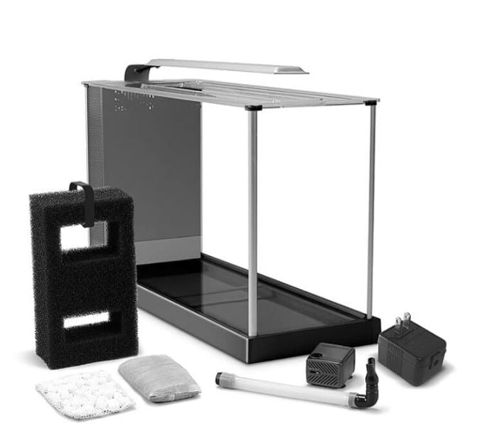 SPEC 19L Nano Aquarium with 7000K LED & 3-Stage Filtration White