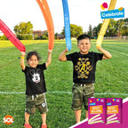 Rocket Balloons and Pipes | Striped Noisy Birthday Party Bag Filler | 45 Pack