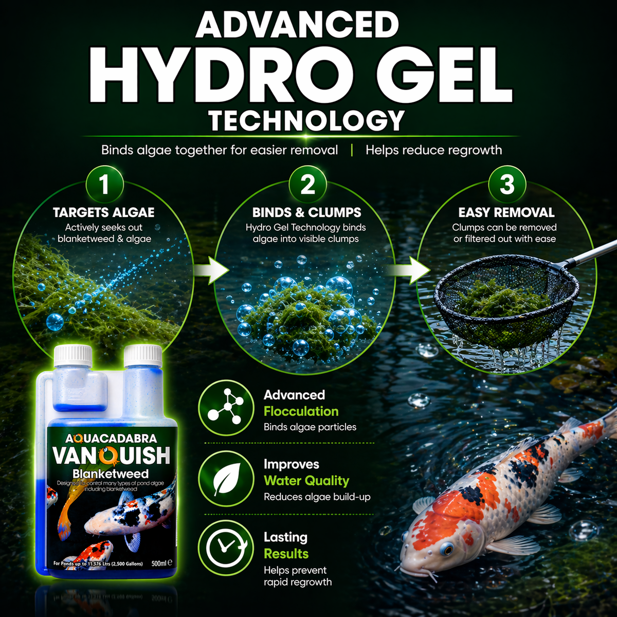 Aquacadabra Vanquish Blanketweed Algae Control Solution