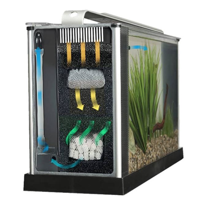 Fluval SPEC 19L Nano Aquarium with 7000K LED & 3-Stage Filtration Black