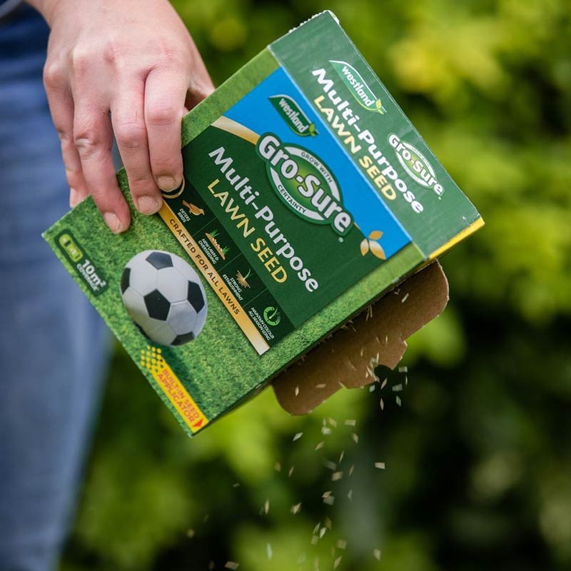 Westland Gro-Sure Multi-Purpose Lawn Seed 50m² Strong Healthy Lawn Mix