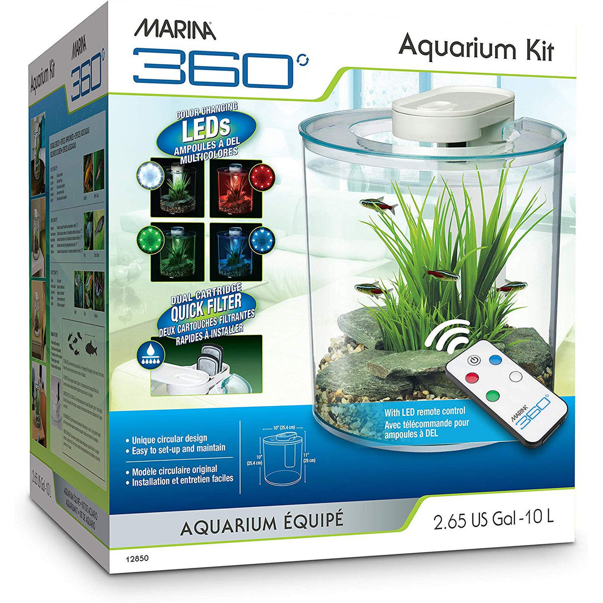 Marina 360 Aquarium w/ LED remote