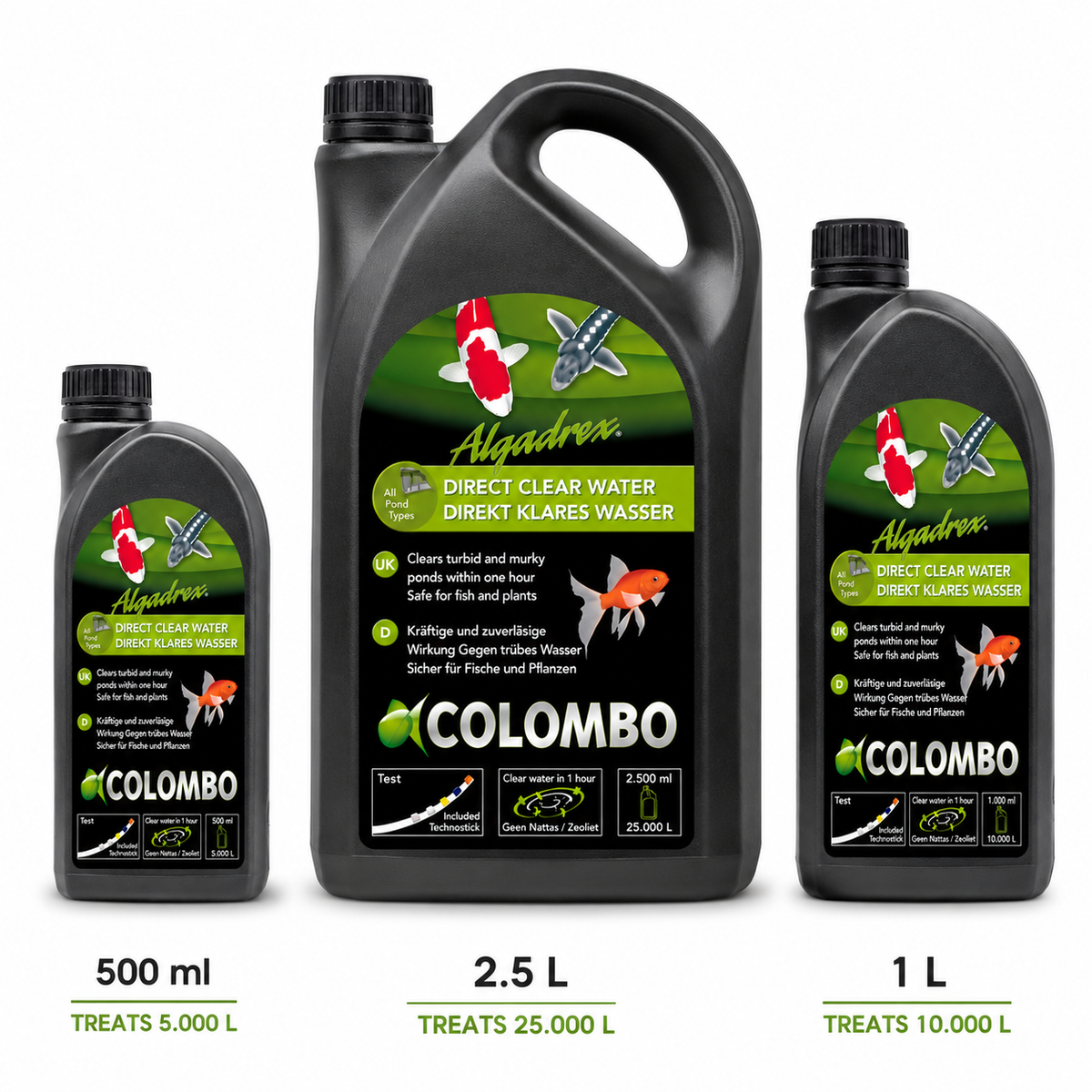 Colombo Algadrex Green Water Treatment – Fast Acting Pond Algae Control
