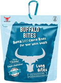 Buffalo Bites Lung Bites Dog Treats 15g - 100% Natural Buffalo Meat