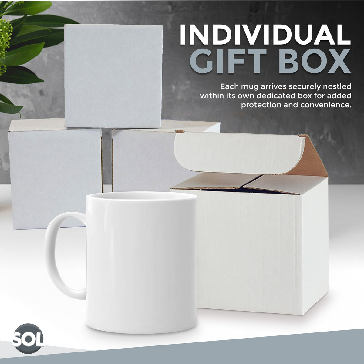 12-48 Plain White Mugs 330ml | Large Coffee & Tea Cups