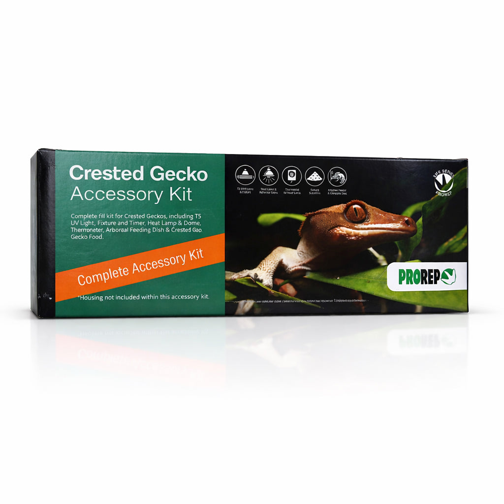 ProRep Crested Gecko Starter Kit UVB T5 Heat Lamp Stat & Accessories