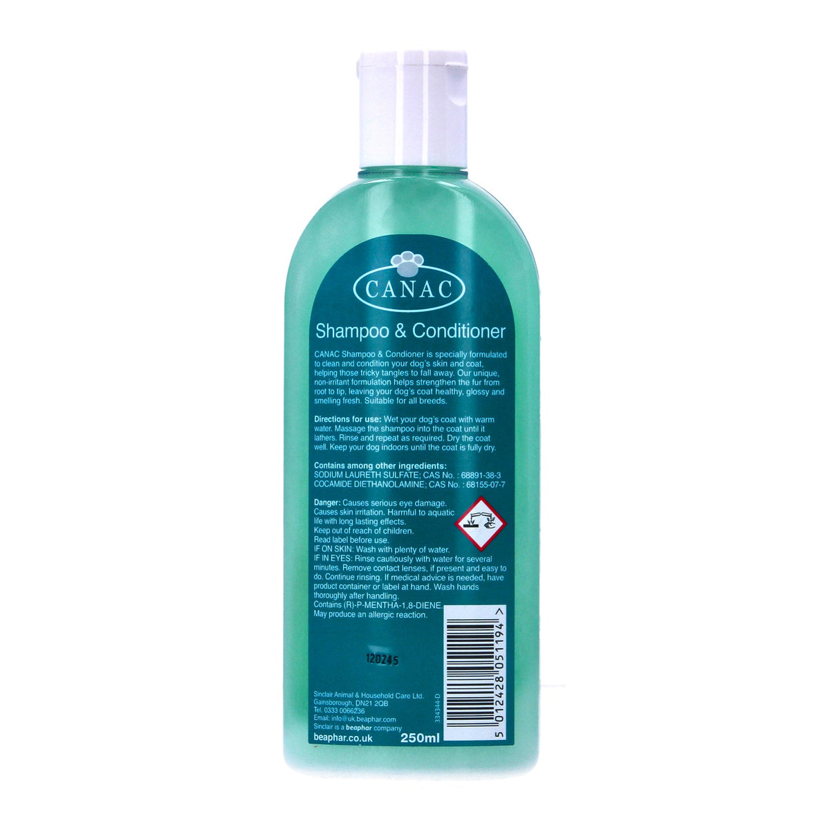 Canac Shampoo and Conditioner 250ml