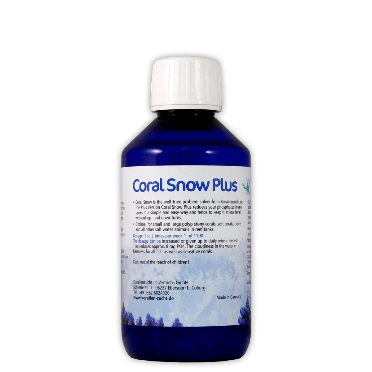 Korallen-Zucht Coral Snow Plus: Phosphate Control Solution