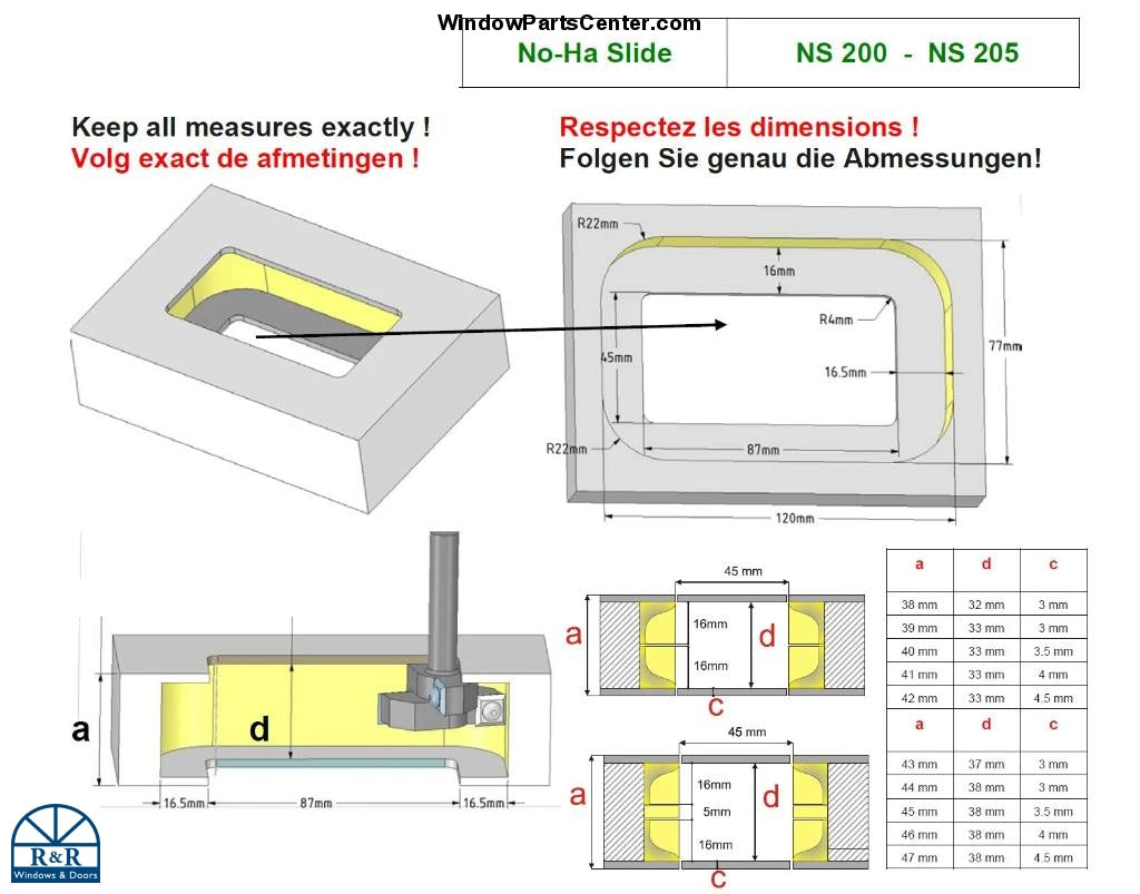Z44-4 PRO 12 and Z44-4 PRO 10 RocYork No-HA Milling Tool