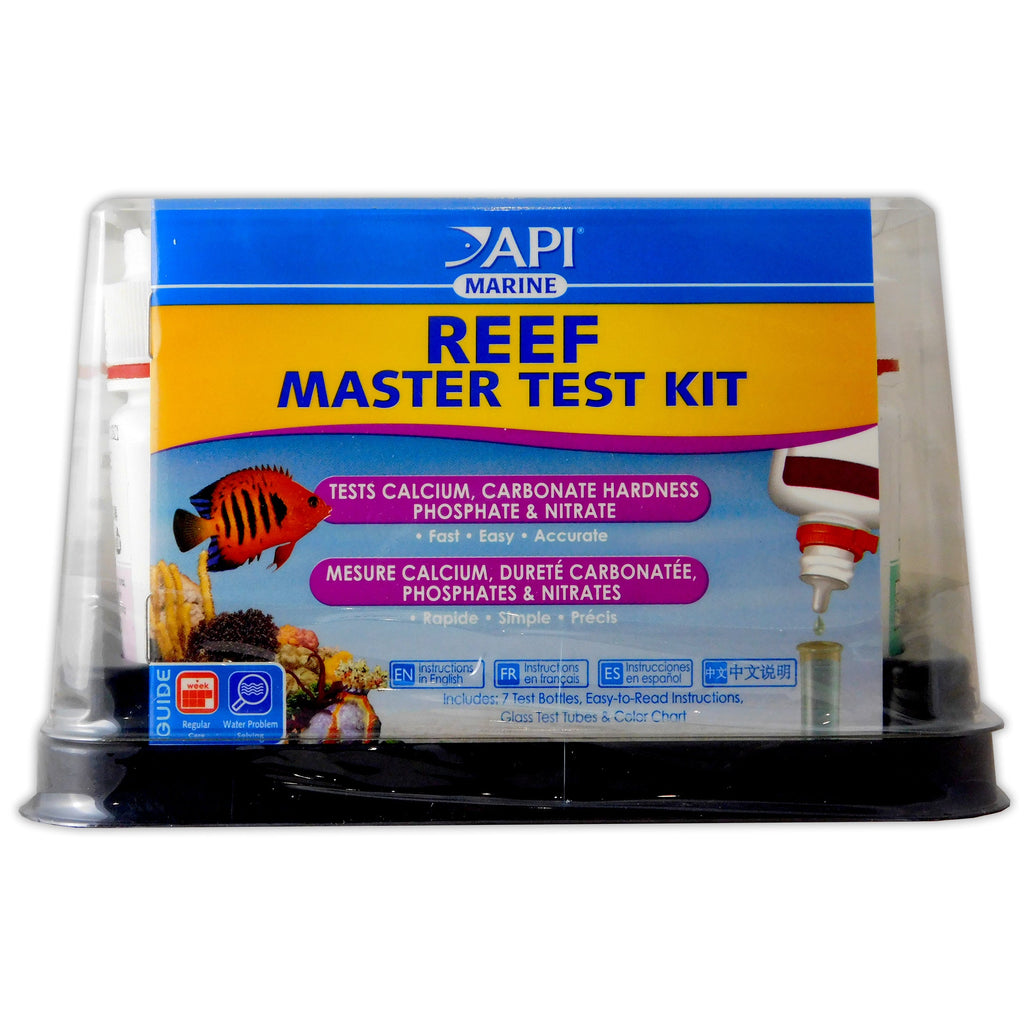 API Reef Master Test Kit - Calcium, KH, Phosphate, Nitrate