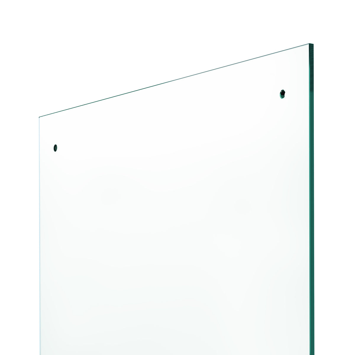 Slider Door Fixed Panels - Clear Slider Bathtub Fixed Panel (Square Hardware)