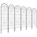 6-Pack 20" x 71" Metal Garden Trellis with Arrow Design
