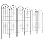 6-Pack 20" x 71" Metal Garden Trellis with Arrow Design
