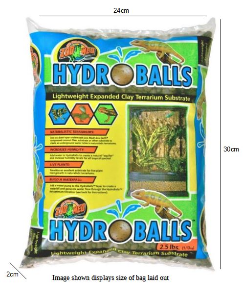 Zoo Med HydroBalls 4L Clay Terrarium Substrate
