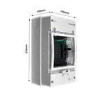 ZJBeny 250A 2-Pole DC Circuit Breaker with Enclosure