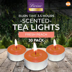 Scented Tea Light Candles | 4 Hour Burn Fragrance | 15-30 Pack
