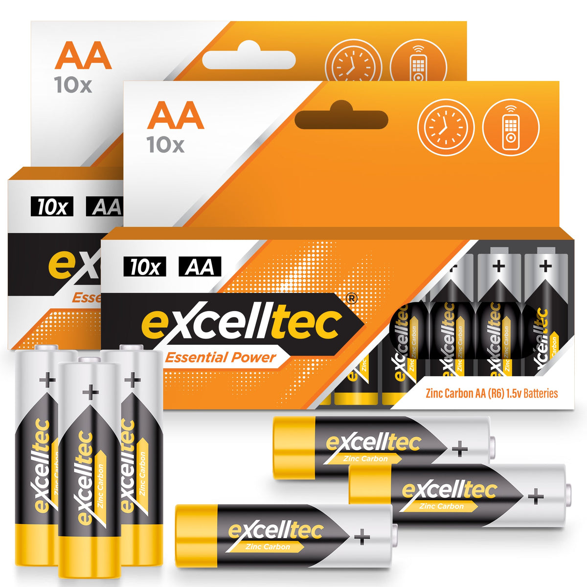 AA AAA Batteries | Heavy Duty 1.5v Long Life Battery Set | 20 Pack