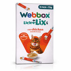 Webbox Cats Delight Lick E Lix 5 Pack