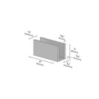 COVUS Wall Mount - No Cutout - Fixed Panel Clip