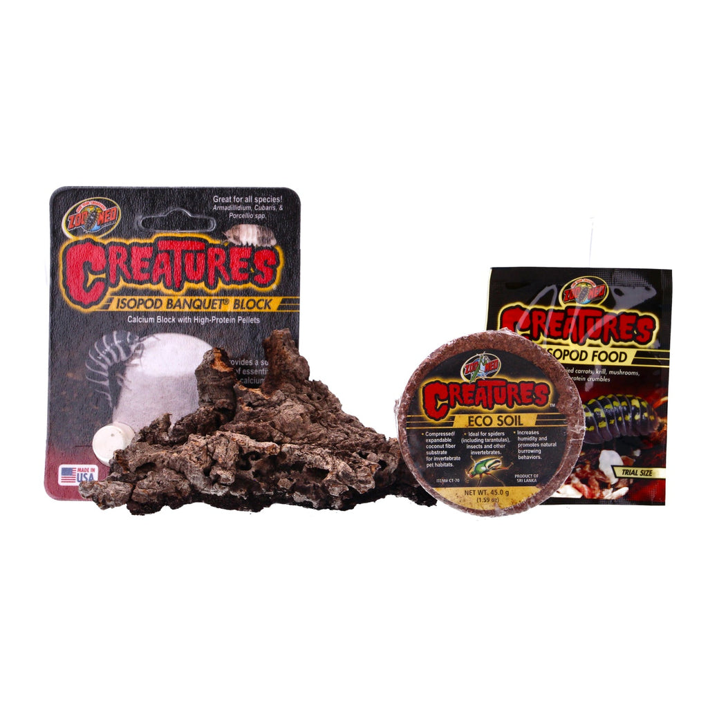 Zoo Med Creatures Roly Poly Isopod Habitat Kit with Substrate